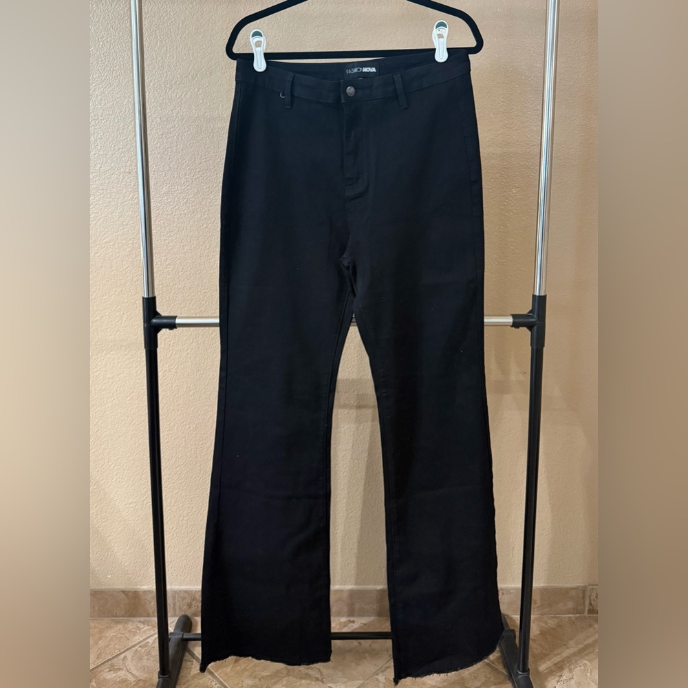 Fashion Nova Black Flare Jeans